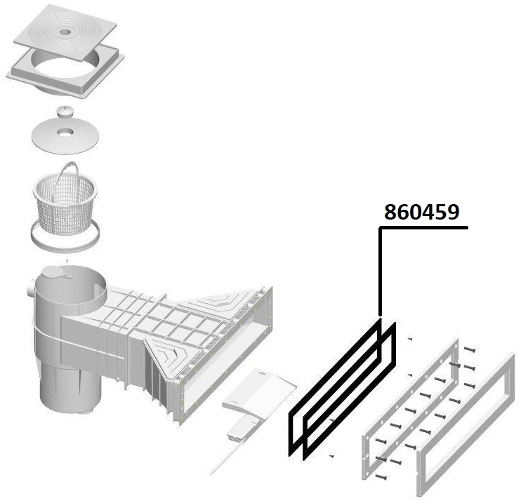Фланець-прокладка для скіммера Mirror